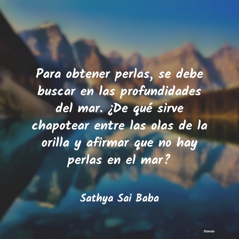 Frases de Sathya Sai Baba
