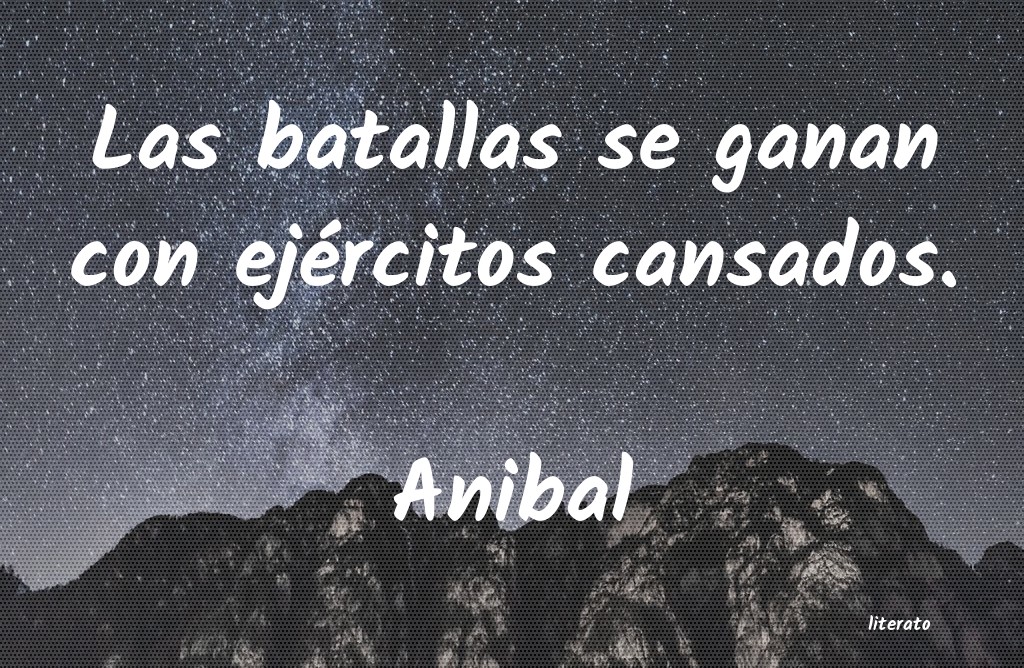 frases de Anibal