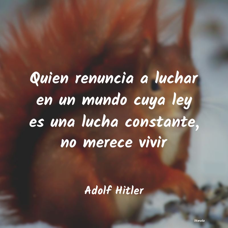 frases de Adolf Hitler
