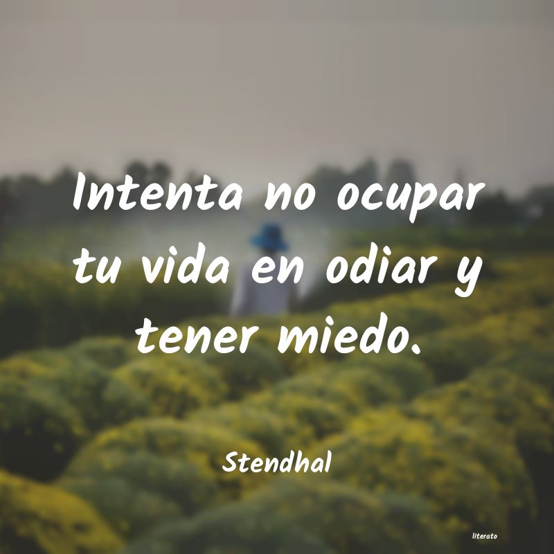 Frases de Stendhal