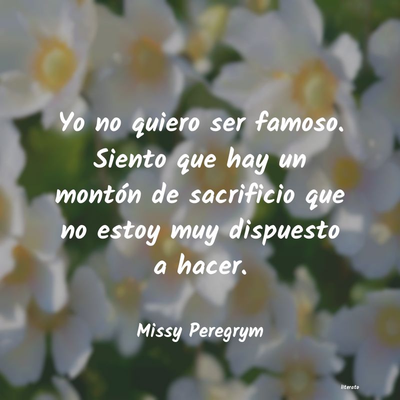 Frases de Missy Peregrym