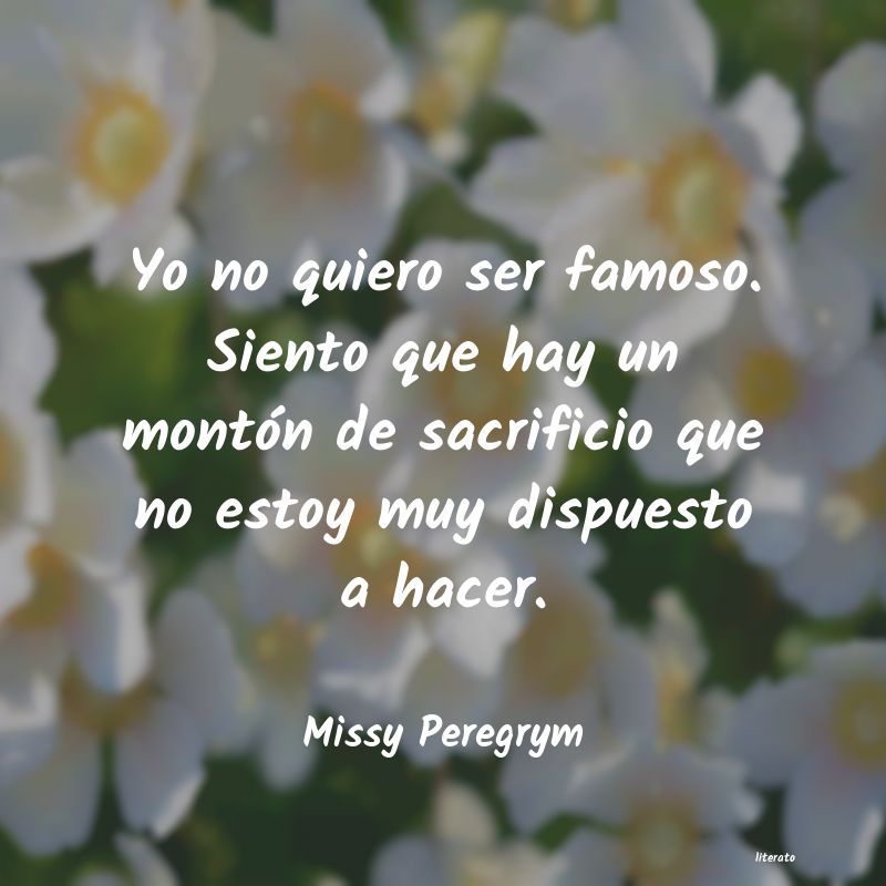 frases de Missy Peregrym
