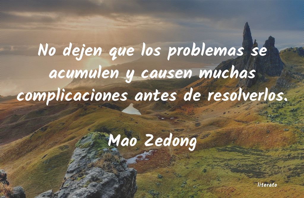 frases de Mao Zedong