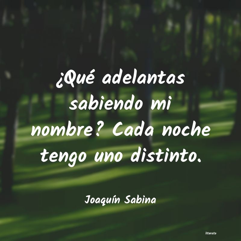 frases de JoaquÃn Sabina
