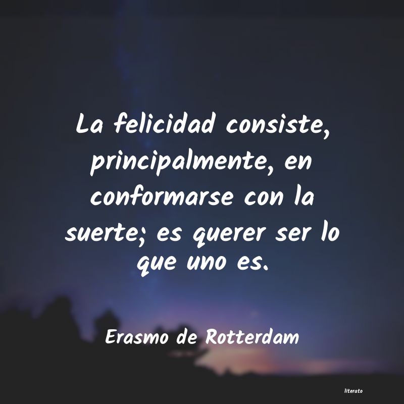 Frases de Erasmo de Rotterdam