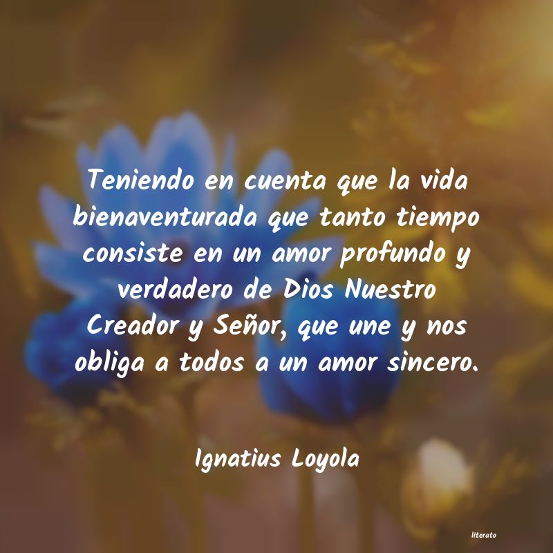 Frases de Ignatius Loyola