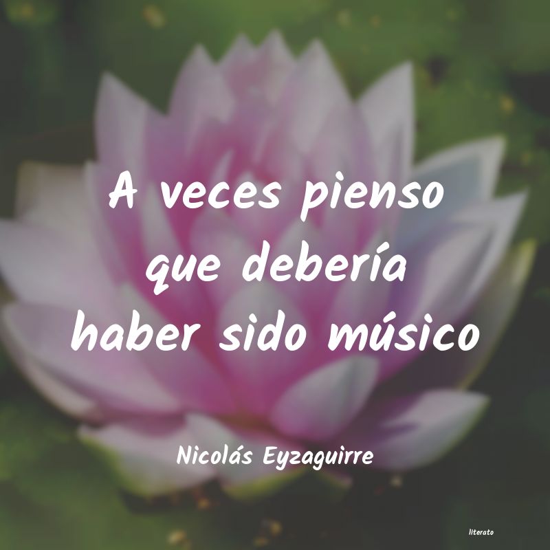 frases de Nicolás Eyzaguirre