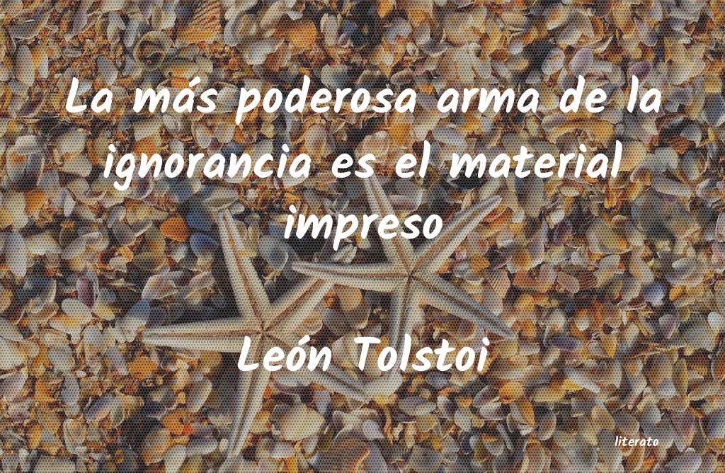 Frases de León Tolstoi