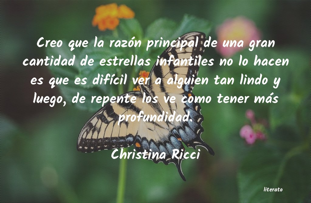 Frases de Christina Ricci