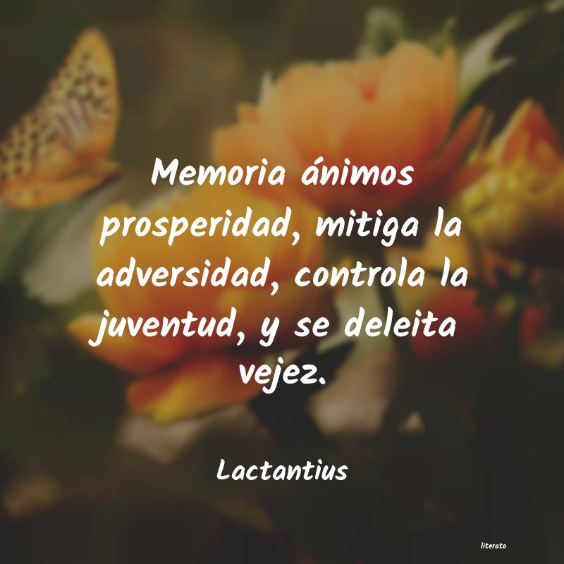 Frases de Lactantius