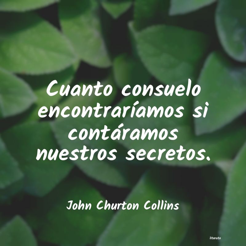 frases de John Churton Collins