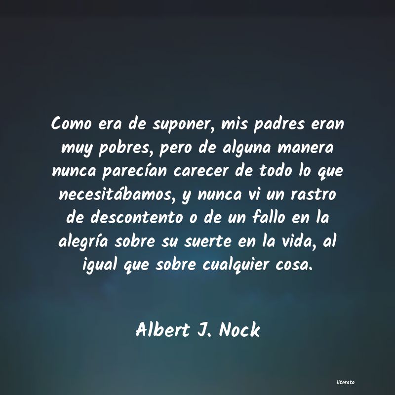frases de Albert J. Nock