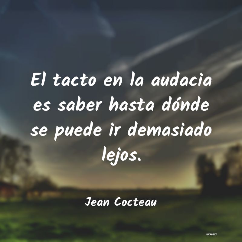 Frases de Jean Cocteau