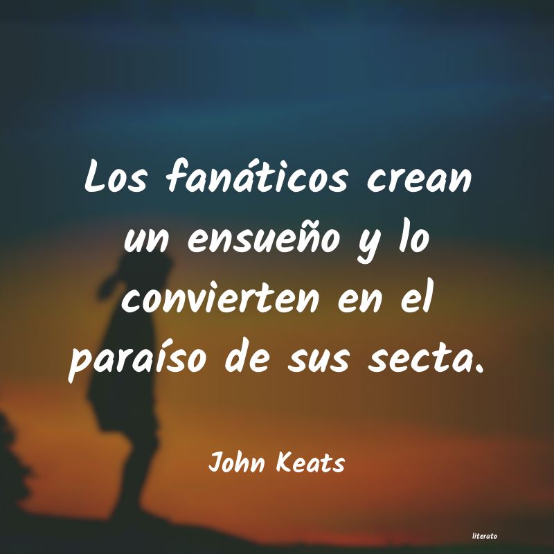 Frases de John Keats