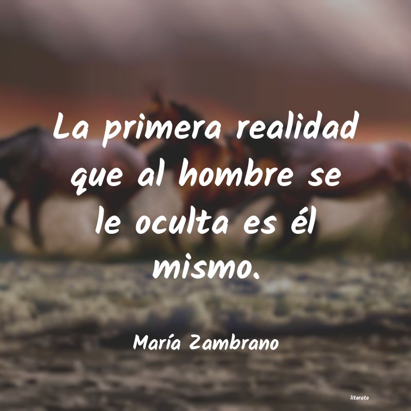 Frases de María Zambrano