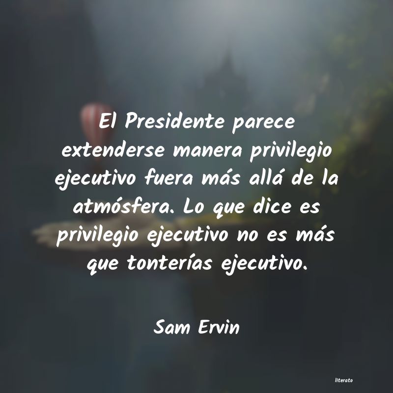 frases de Sam Ervin