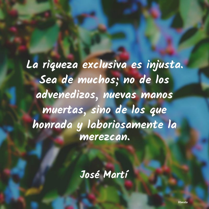 Frases de José Martí