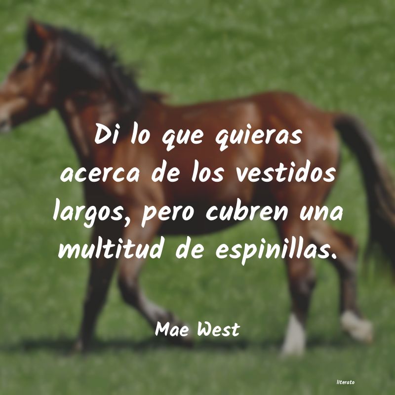 frases de Mae West