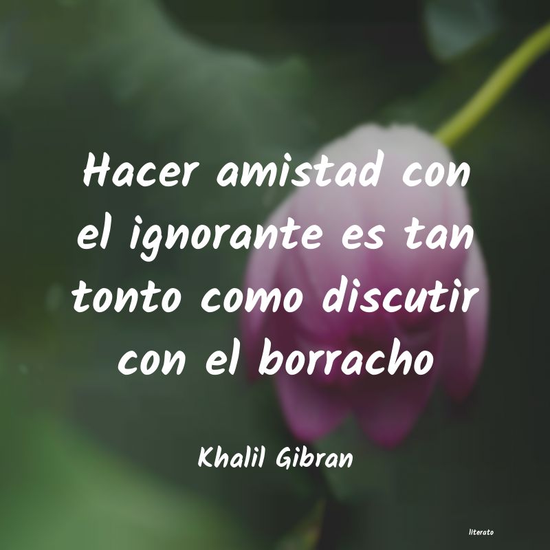 kalin gibran amistad