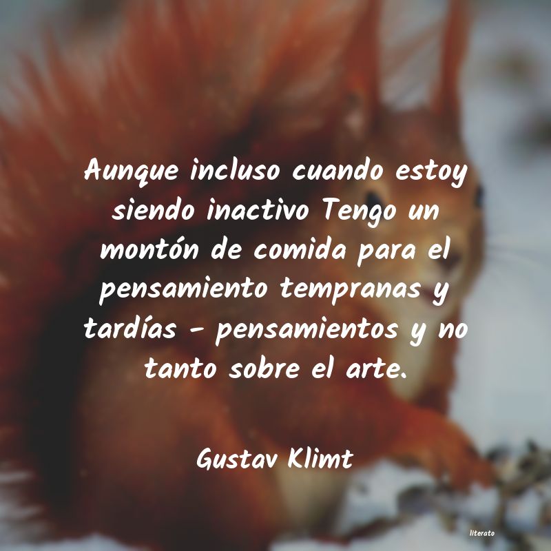 Frases de Gustav Klimt