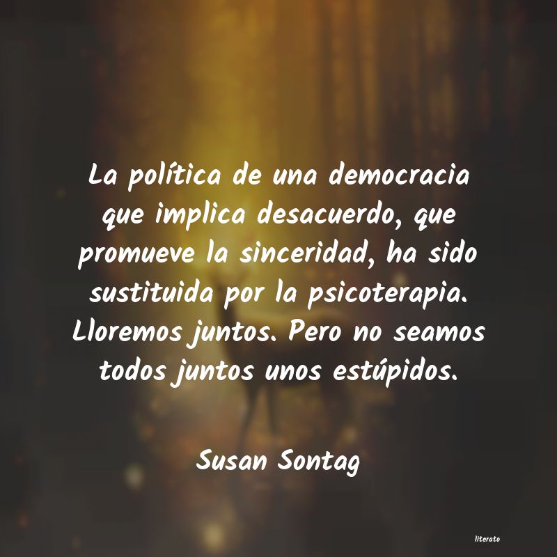 Frases de Susan Sontag