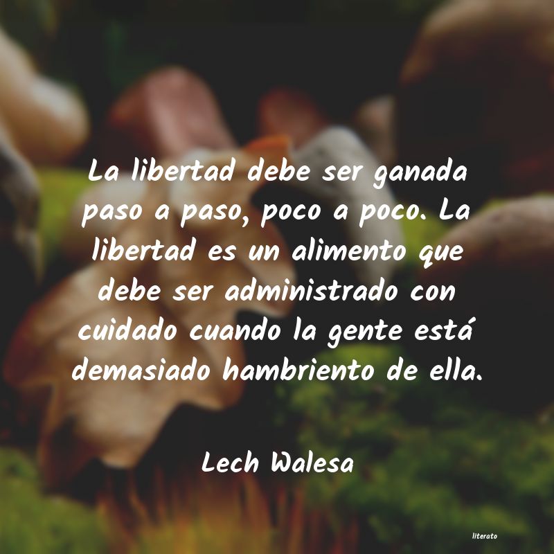 frases de Lech Walesa