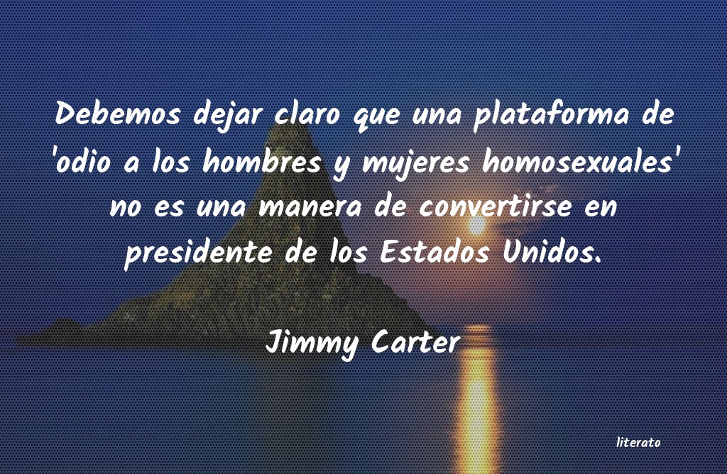frases de Jimmy Carter