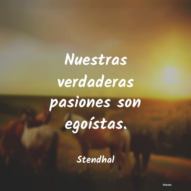 Frases de Stendhal