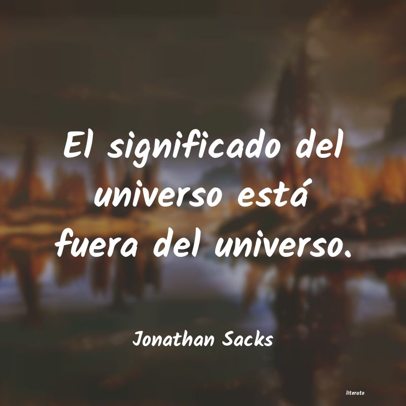 Frases de Jonathan Sacks