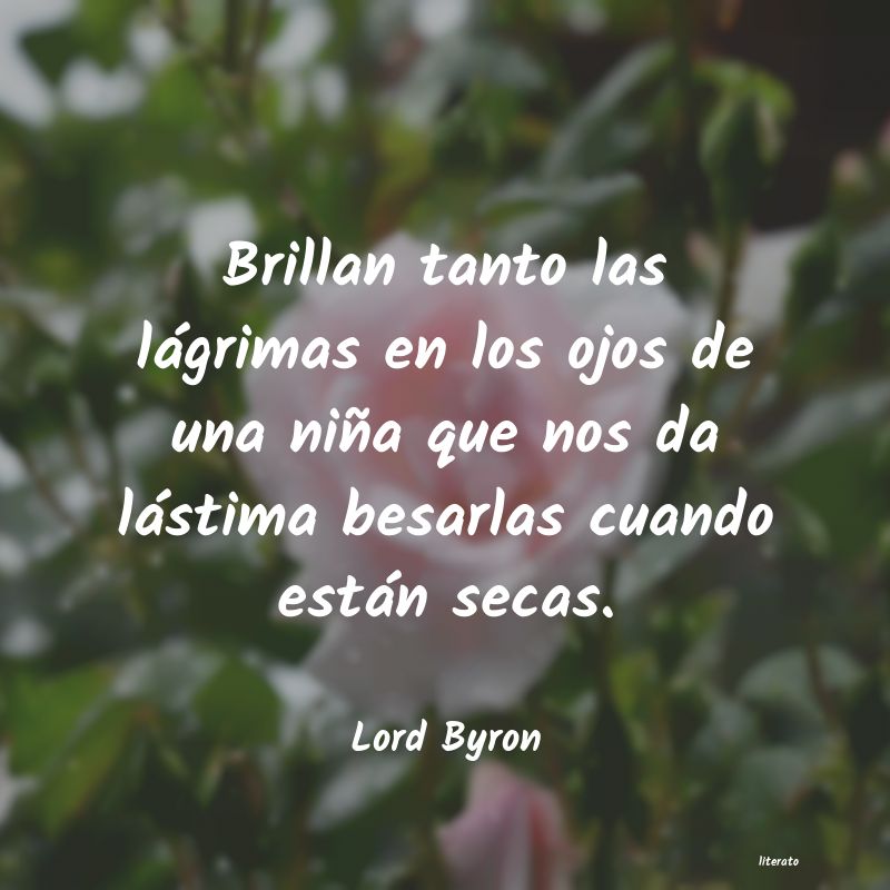 frases de Lord Byron