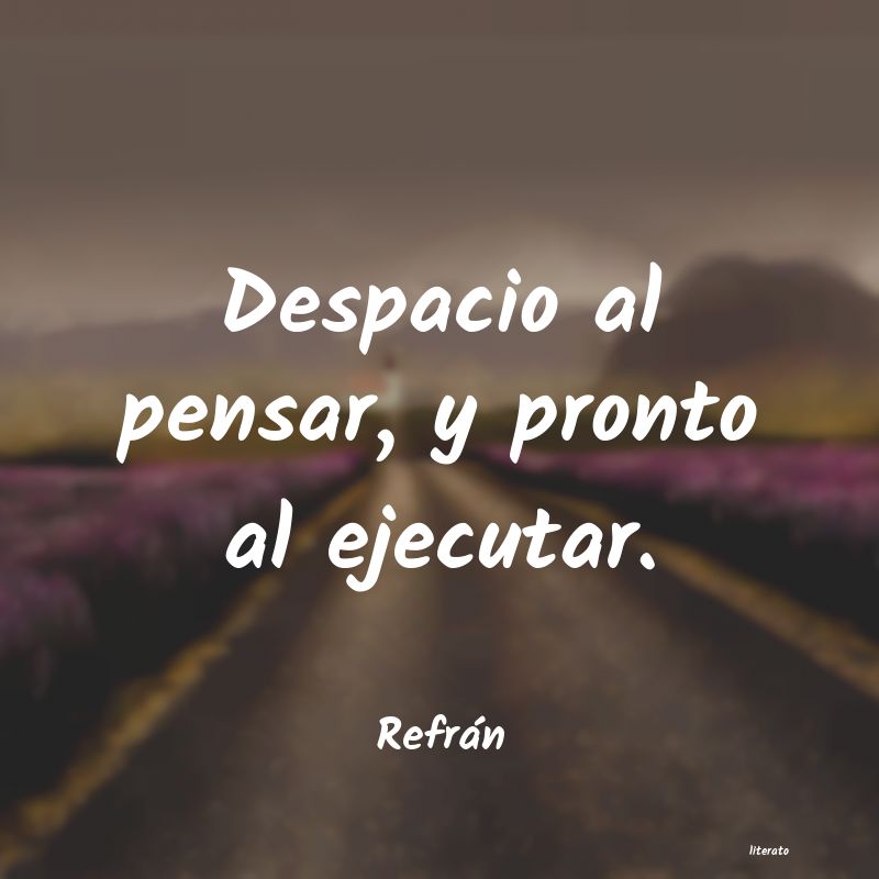 Frases de Refrán