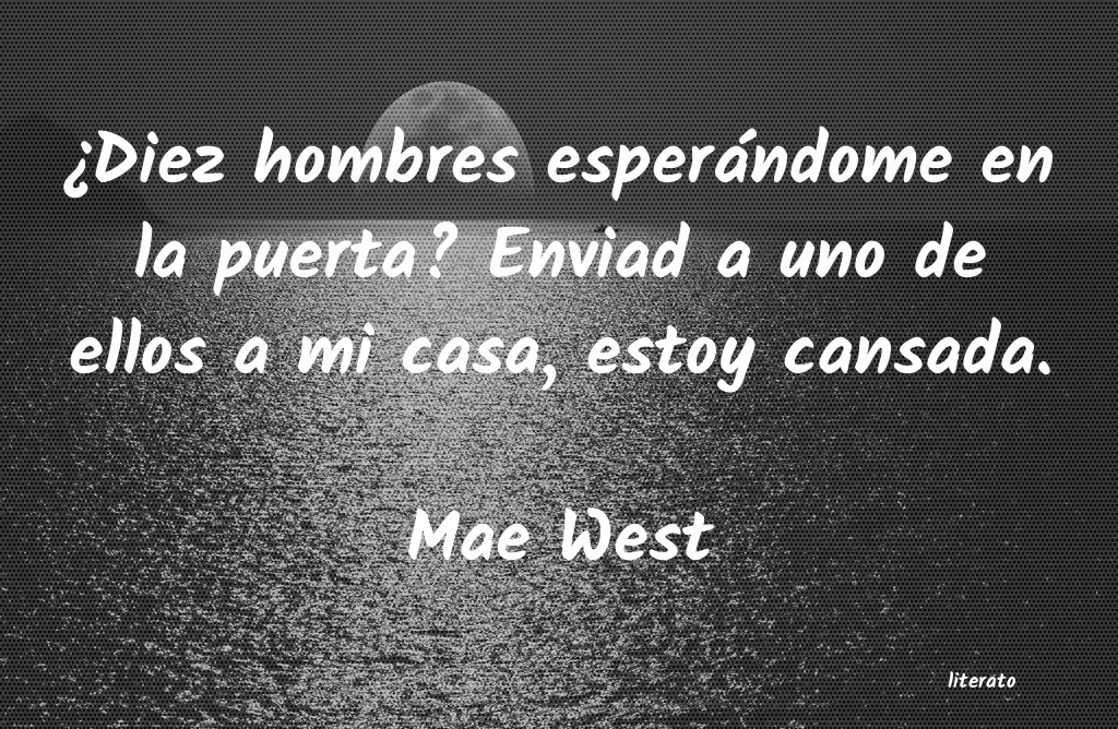 frases de Mae West
