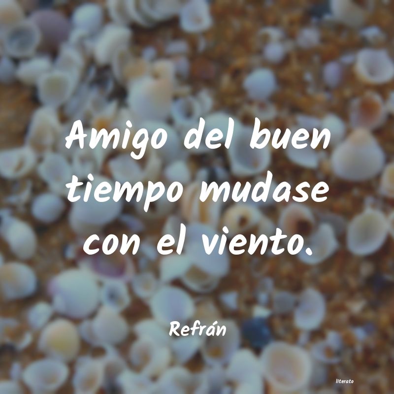 Frases de Refrán