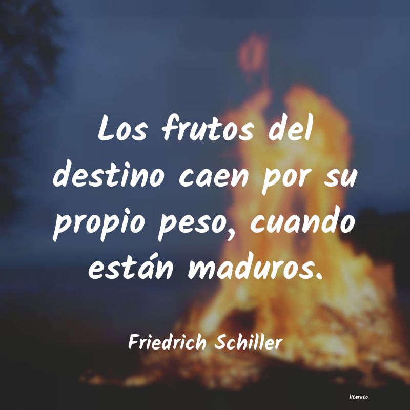 frases de Friedrich Schiller