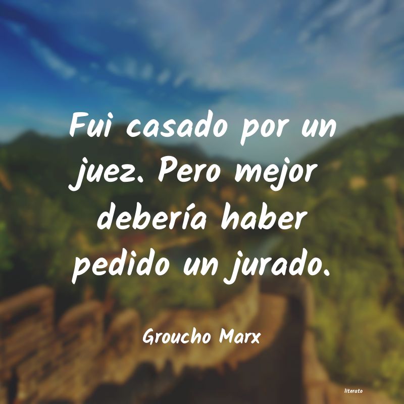 Frases de Groucho Marx