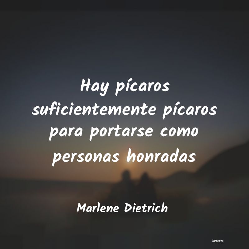 Frases de Marlene Dietrich