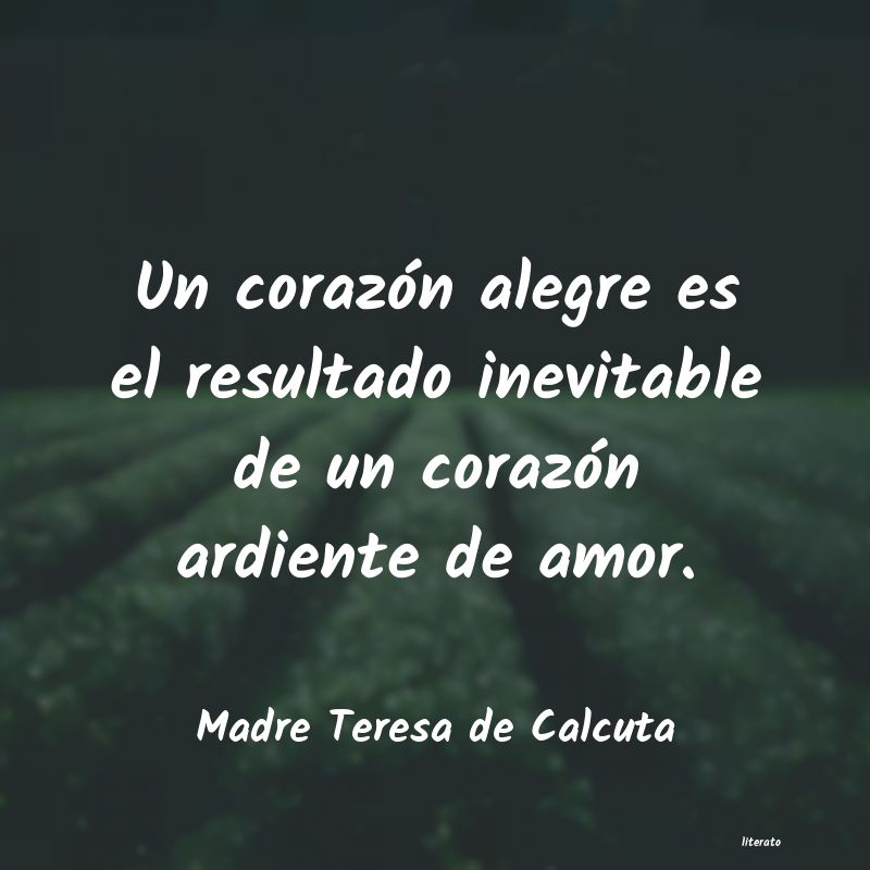 frases de Madre Teresa de Calcuta