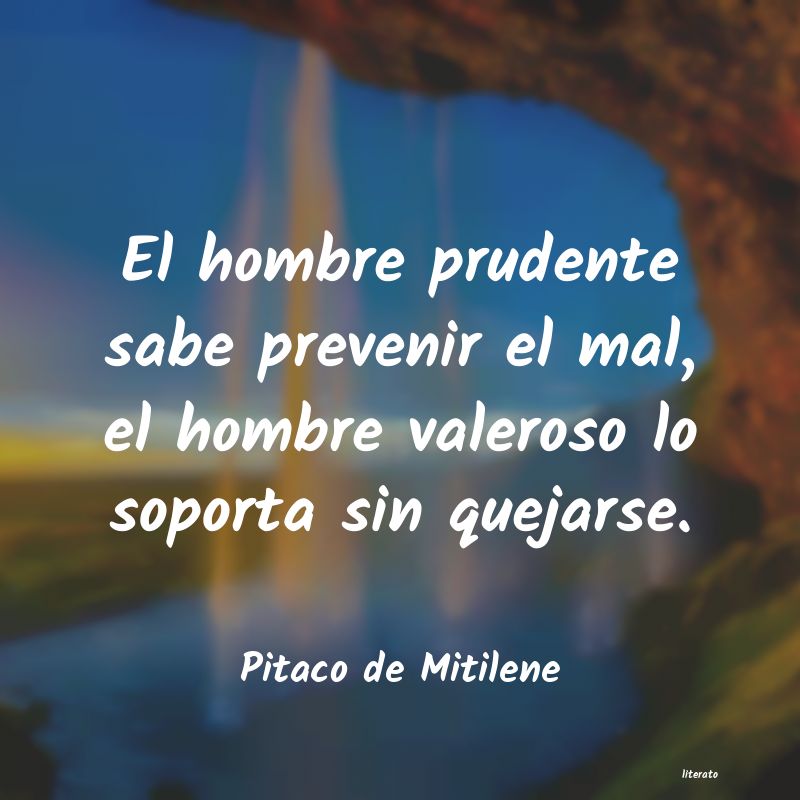 Frases de Pitaco de Mitilene