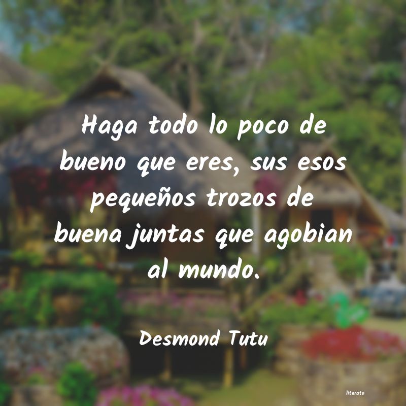 Frases de Desmond Tutu