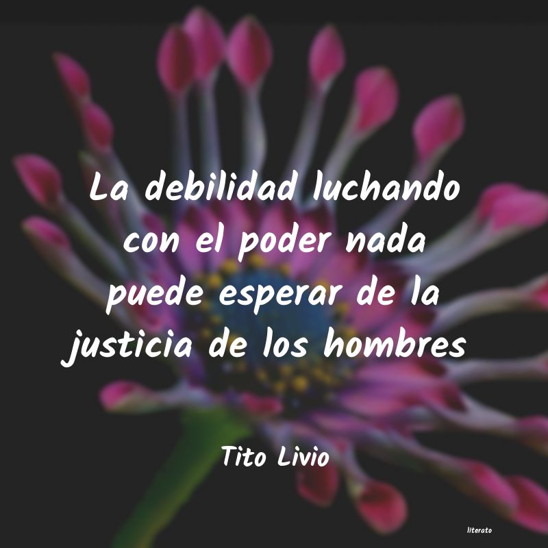 frases de Tito Livio