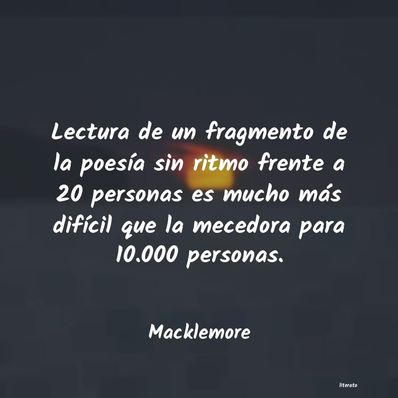frases de Macklemore