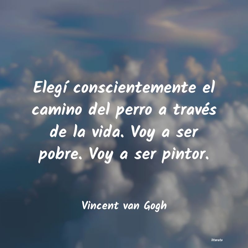 frases de Vincent van Gogh