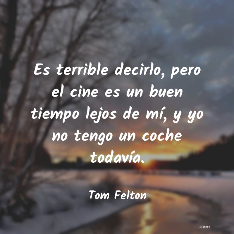 frases de Tom Felton