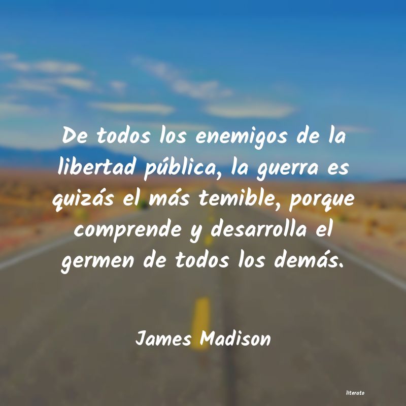 Frases de James Madison