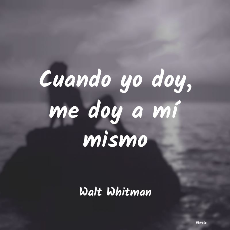 frases de Walt Whitman