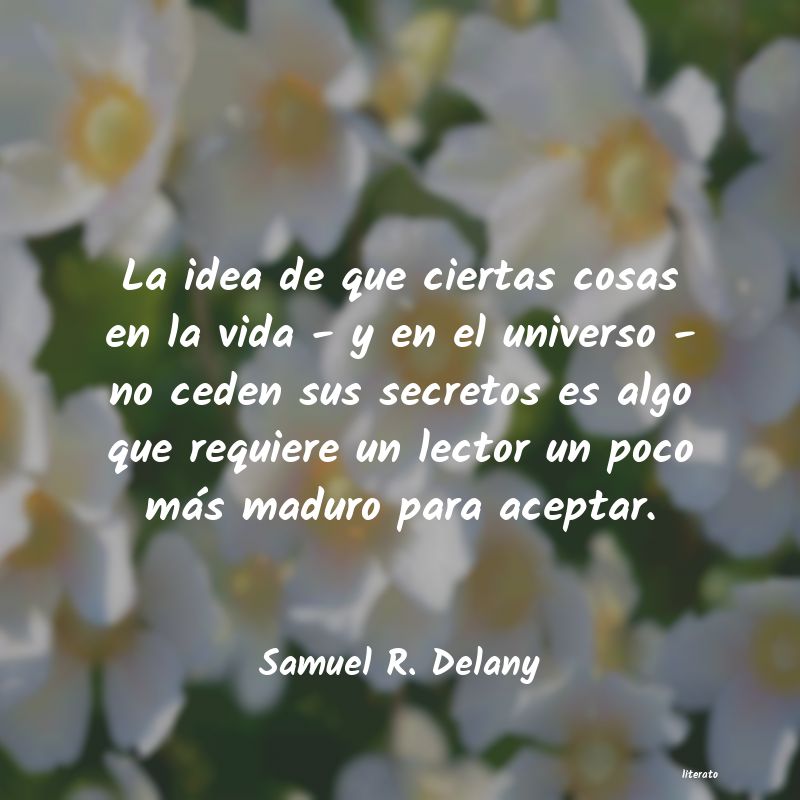 frases de Samuel R. Delany