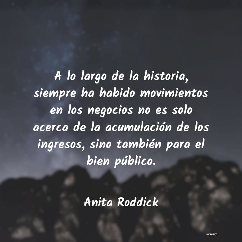 Frases de Anita Roddick