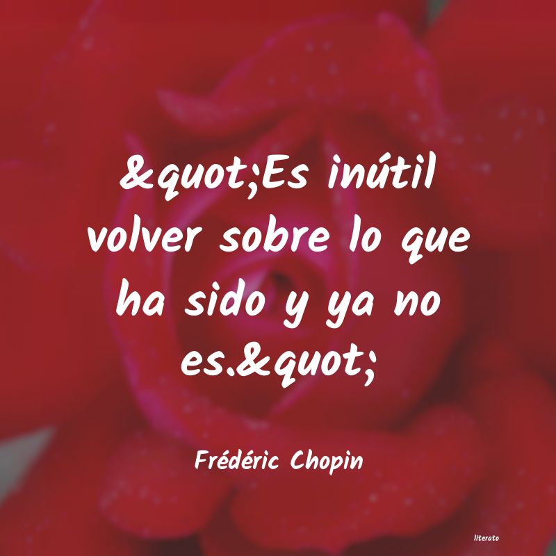 frases de Frédéric Chopin