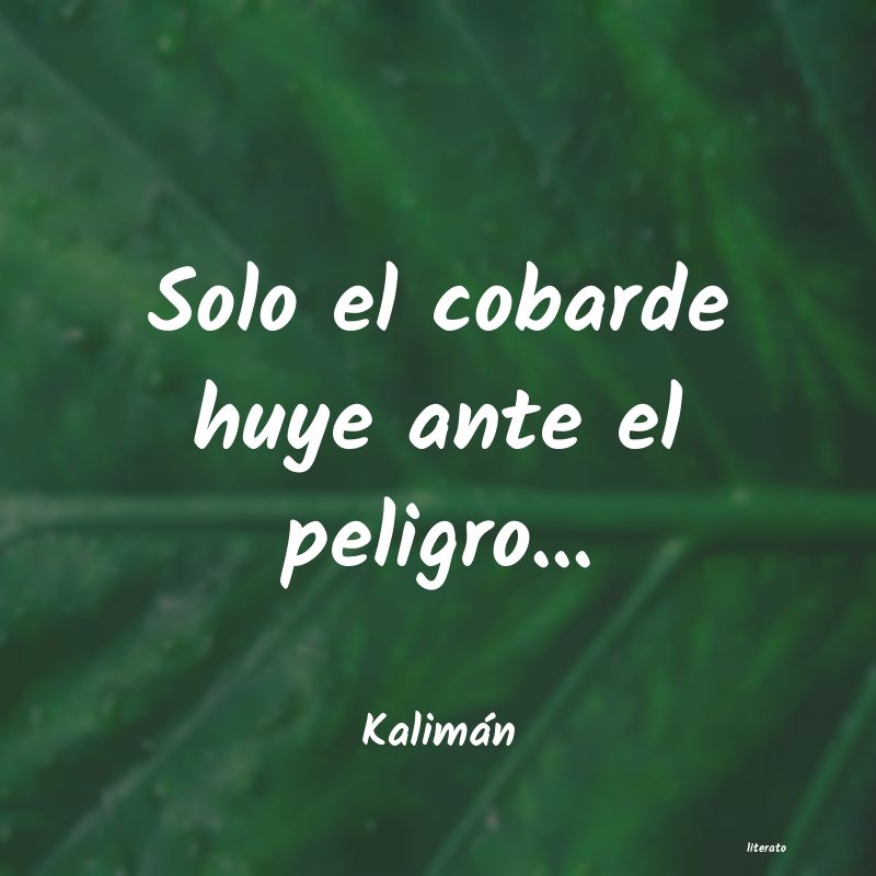 frases de Kalimán