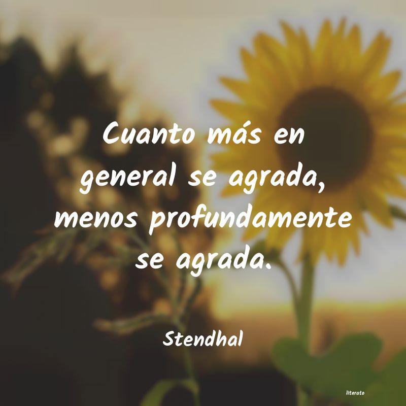 frases de Stendhal
